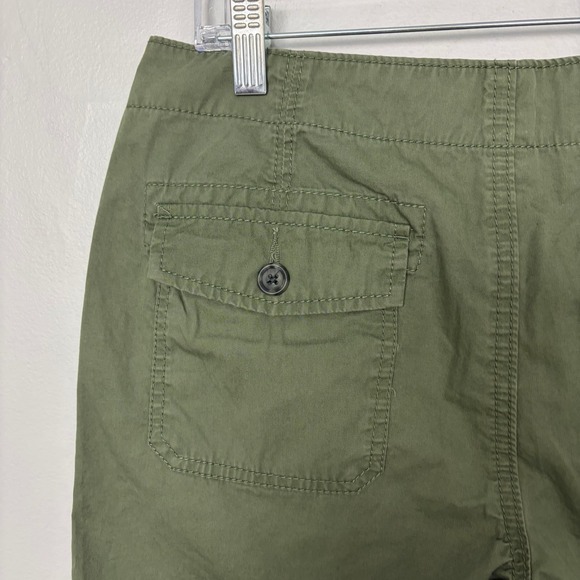 Banana Republic Cotton Green‎ Bermuda Shorts Vintage Preppy Size 8 - Picture 5 of 9